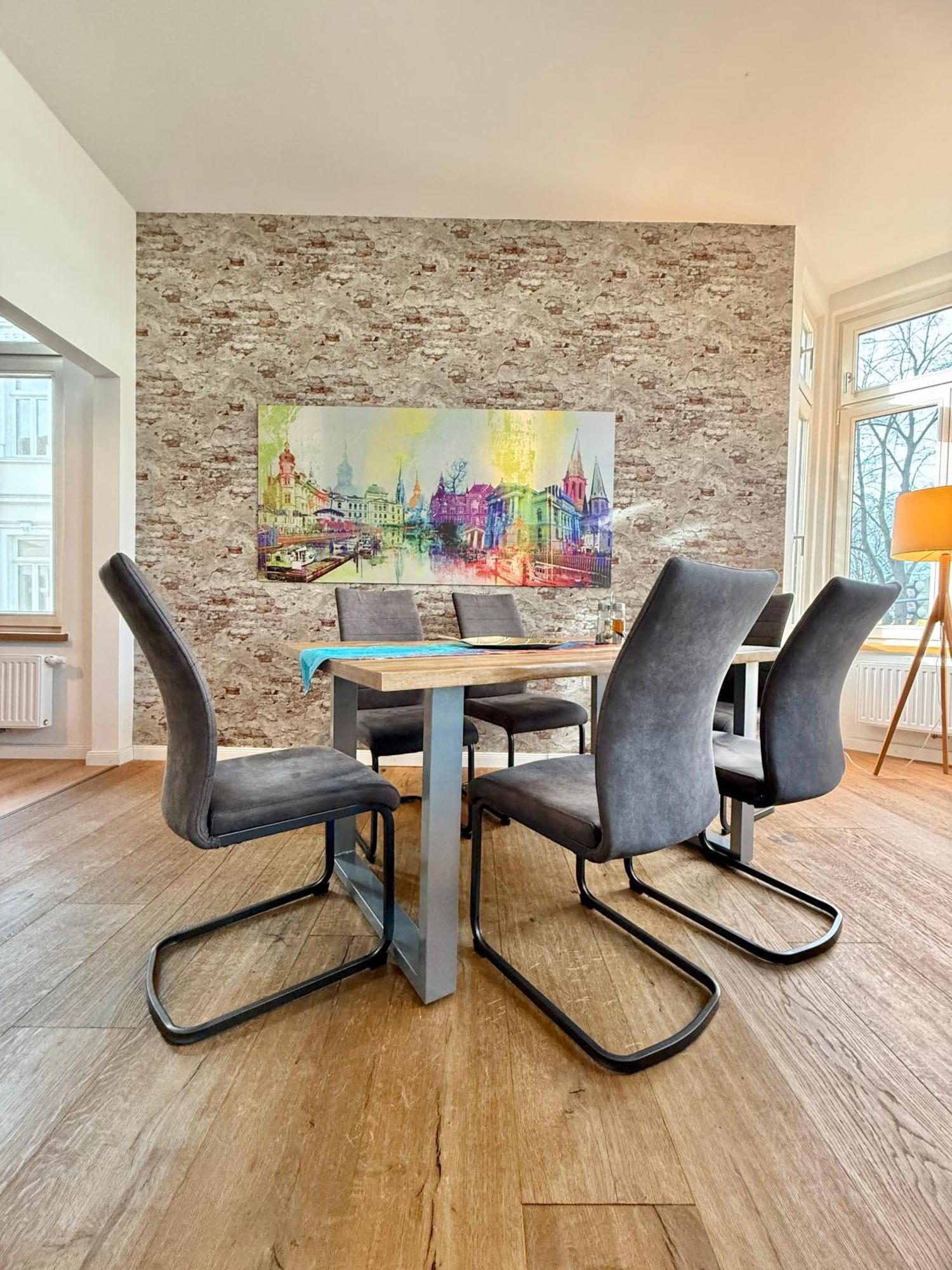 Modernes City-Apartment Mit Blick In Den Park Und 2 Baeder H9 Oldenburg Ngoại thất bức ảnh